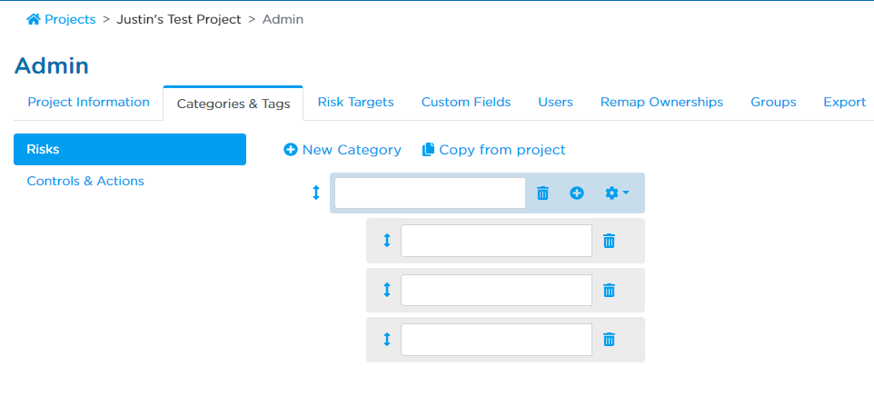 Edit Categories and Tags.